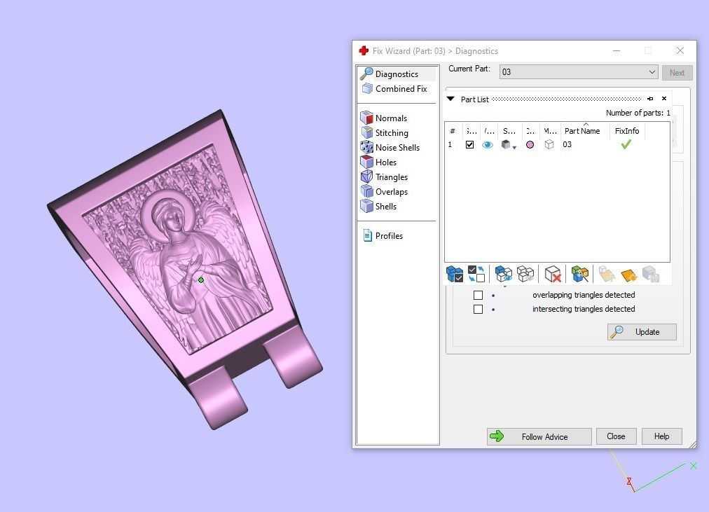 Ortodox St Nicolas pendant 003 3D print model_12