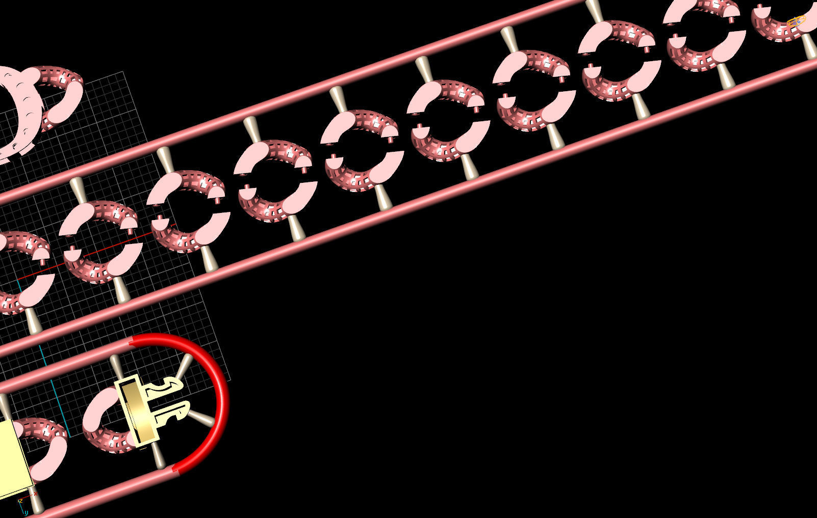 8 MM CUBAN LINK CHAIN FOR BRACELET OR NECKLACE 3D print model_7