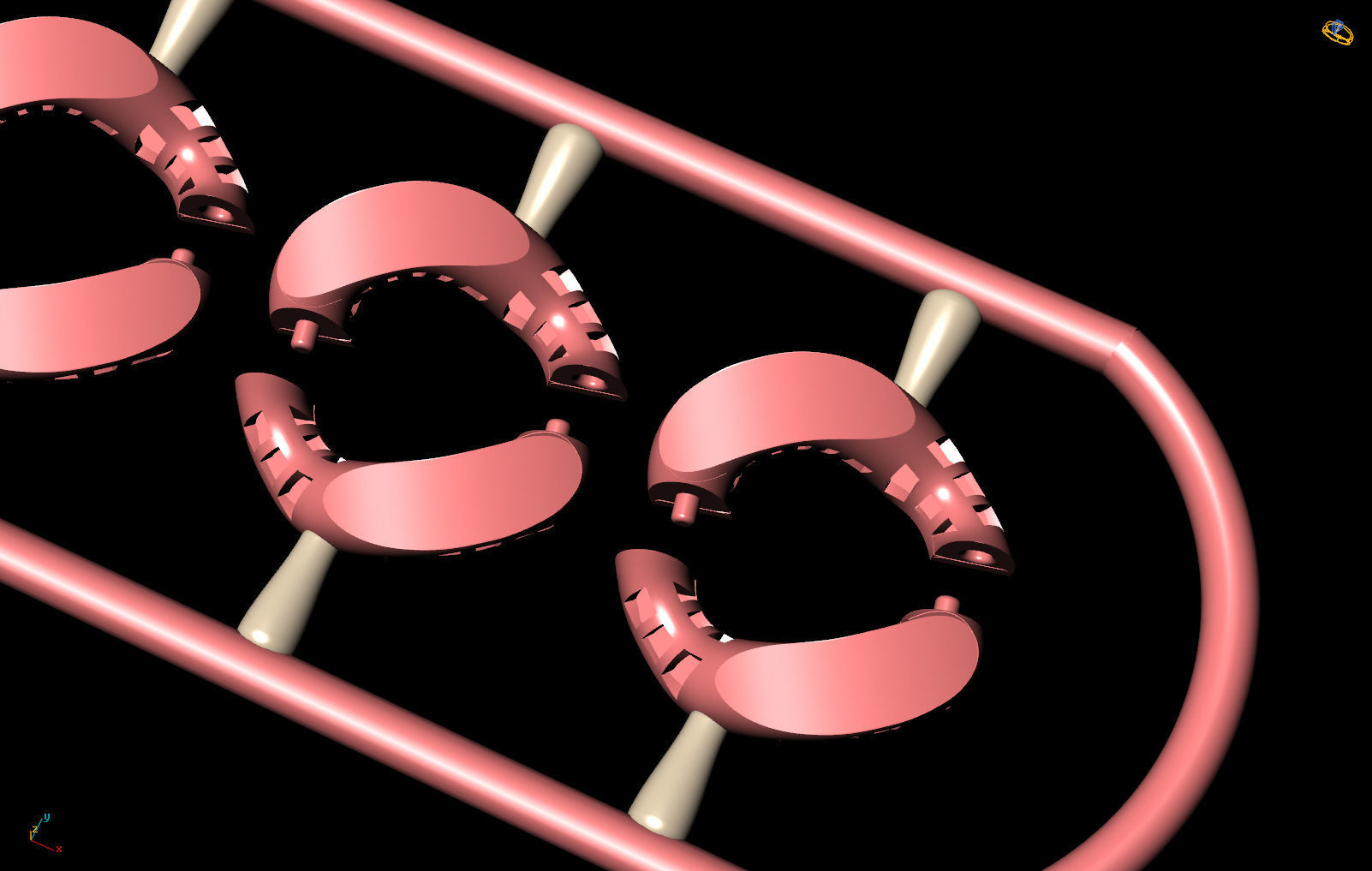 8 MM CUBAN LINK CHAIN FOR BRACELET OR NECKLACE 3D print model_4