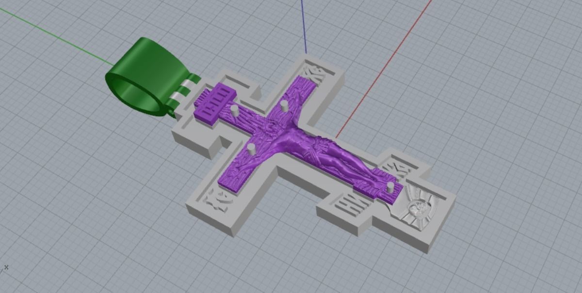 Cross 3D print model_7
