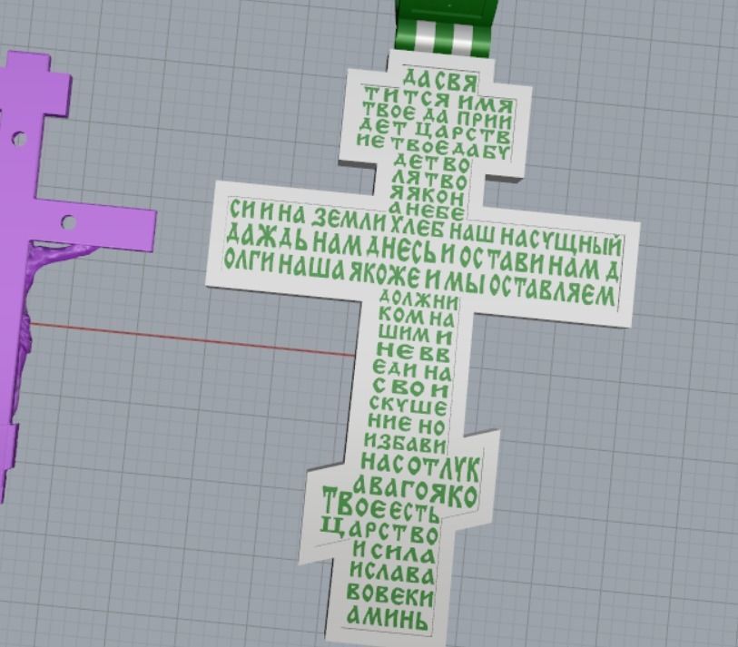 Cross 3D print model_13