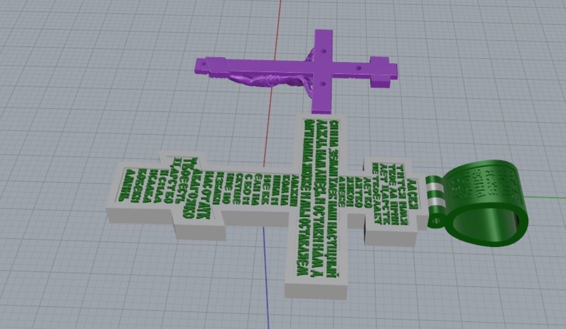Cross 3D print model_10