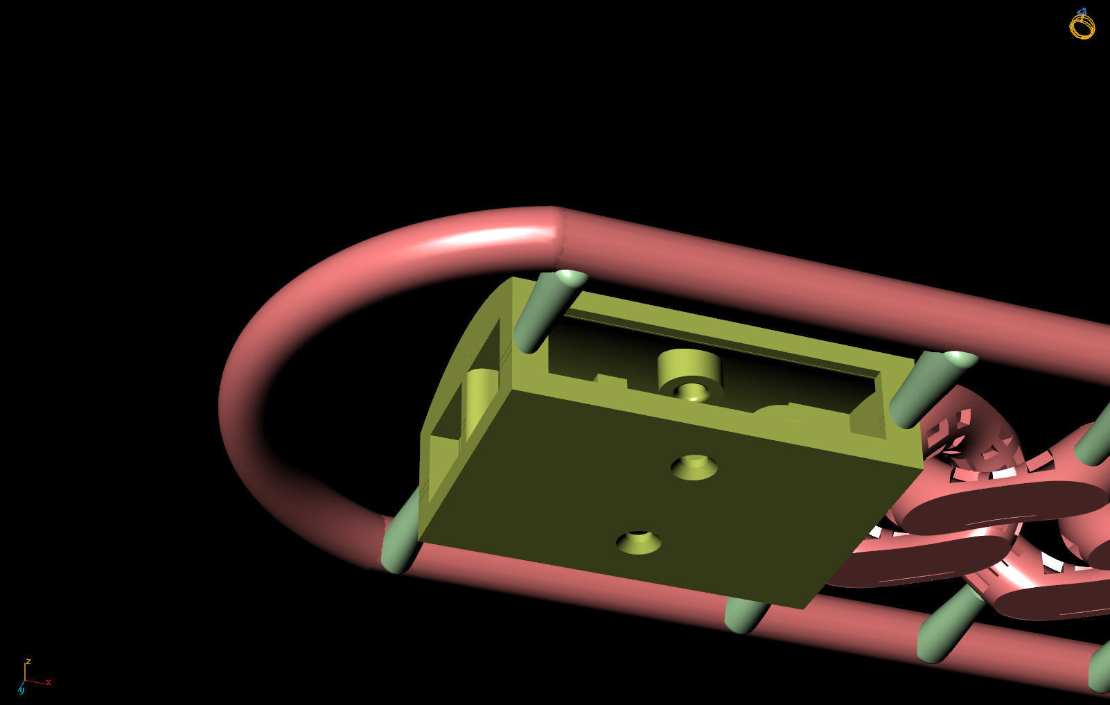 8 MM 18 CM CUBAN LINK CHAIN FOR BRACELET OR NECKLACE 3D print model_3