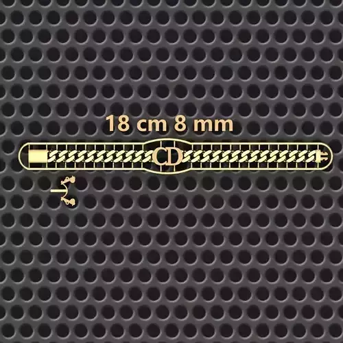 8 MM 18 CM CUBAN LINK CHAIN FOR BRACELET OR NECKLACE