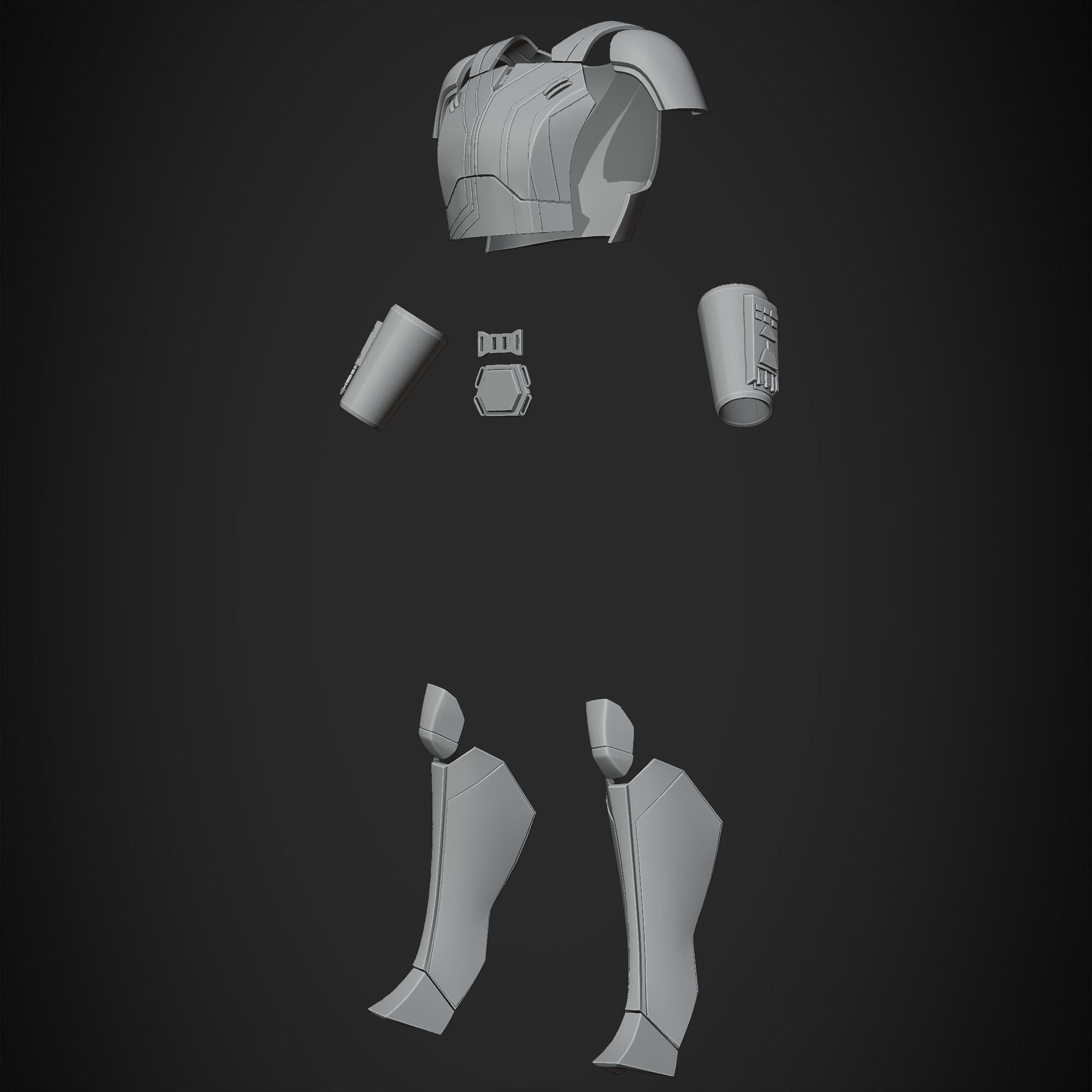 Sabine Wren Armor for Cosplay 3D print model_12