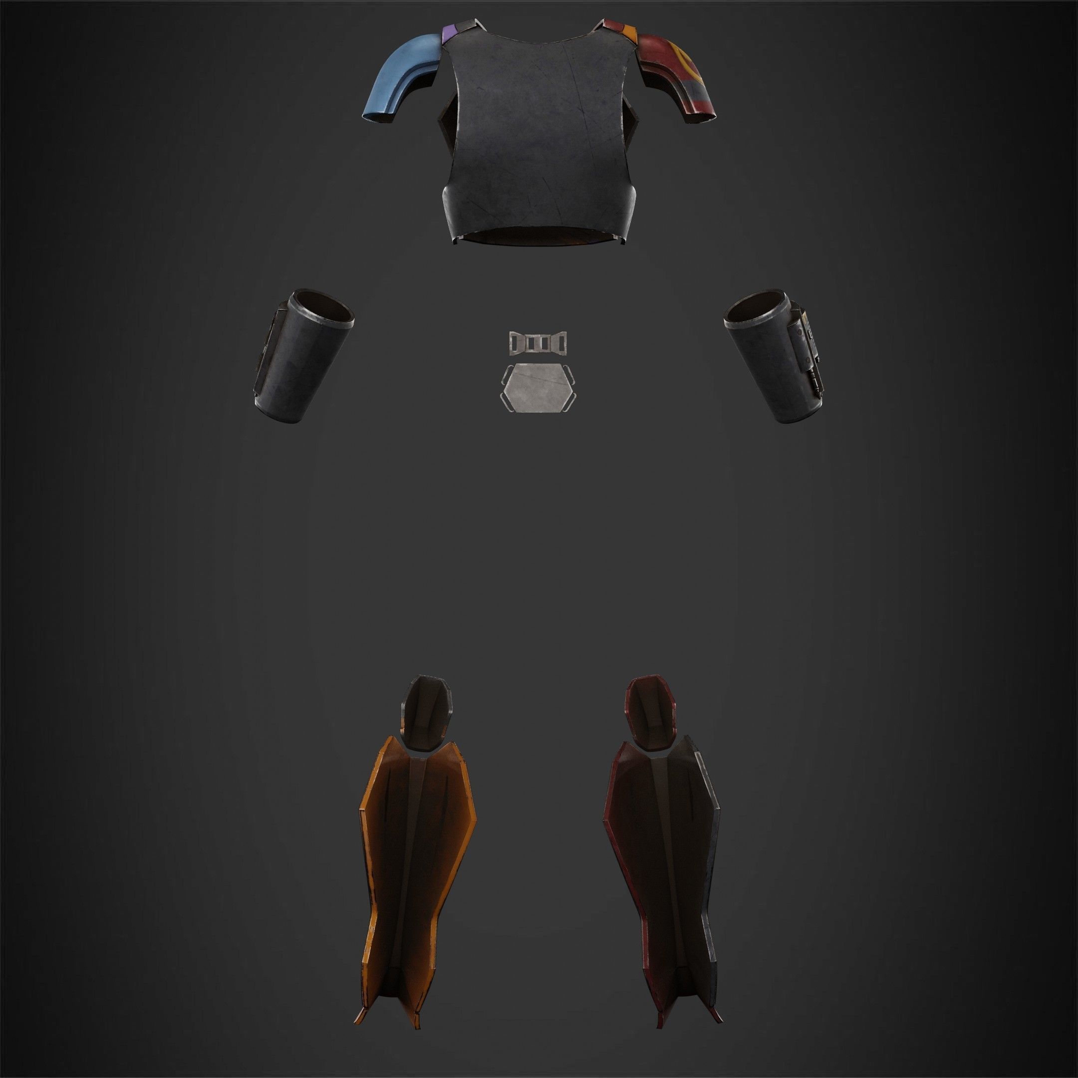 Sabine Wren Armor for Cosplay 3D print model_6