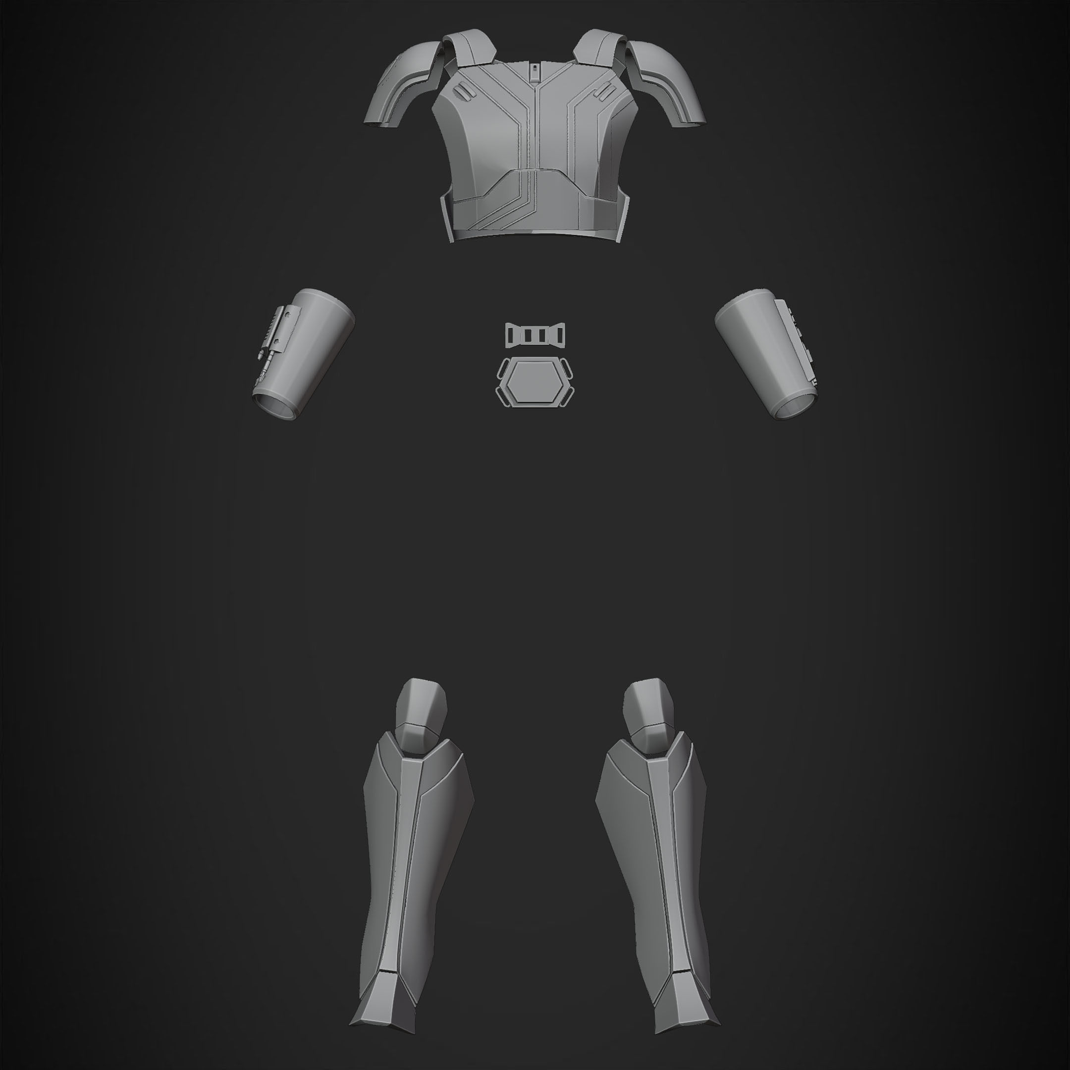 Sabine Wren Armor for Cosplay 3D print model_10