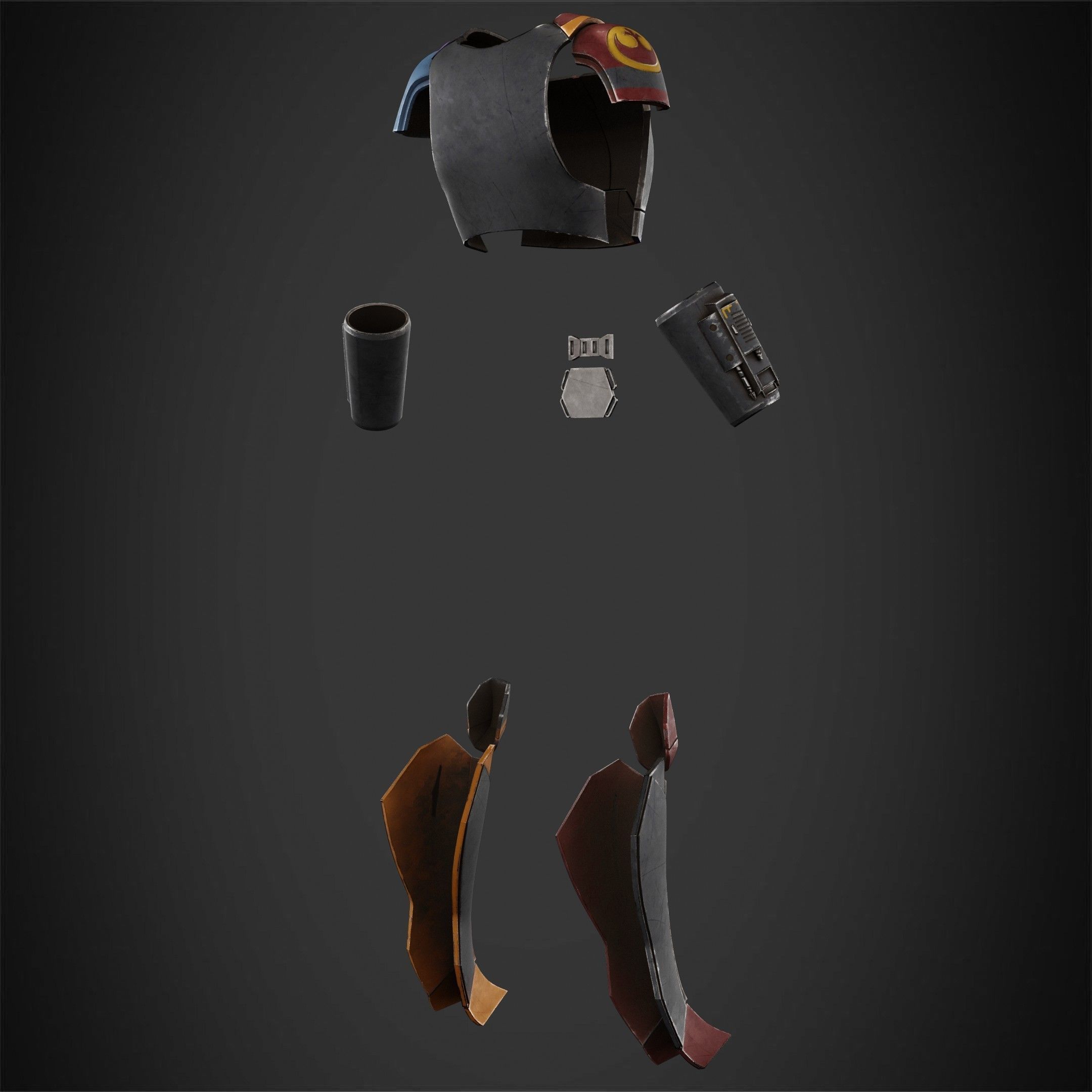 Sabine Wren Armor for Cosplay 3D print model_7