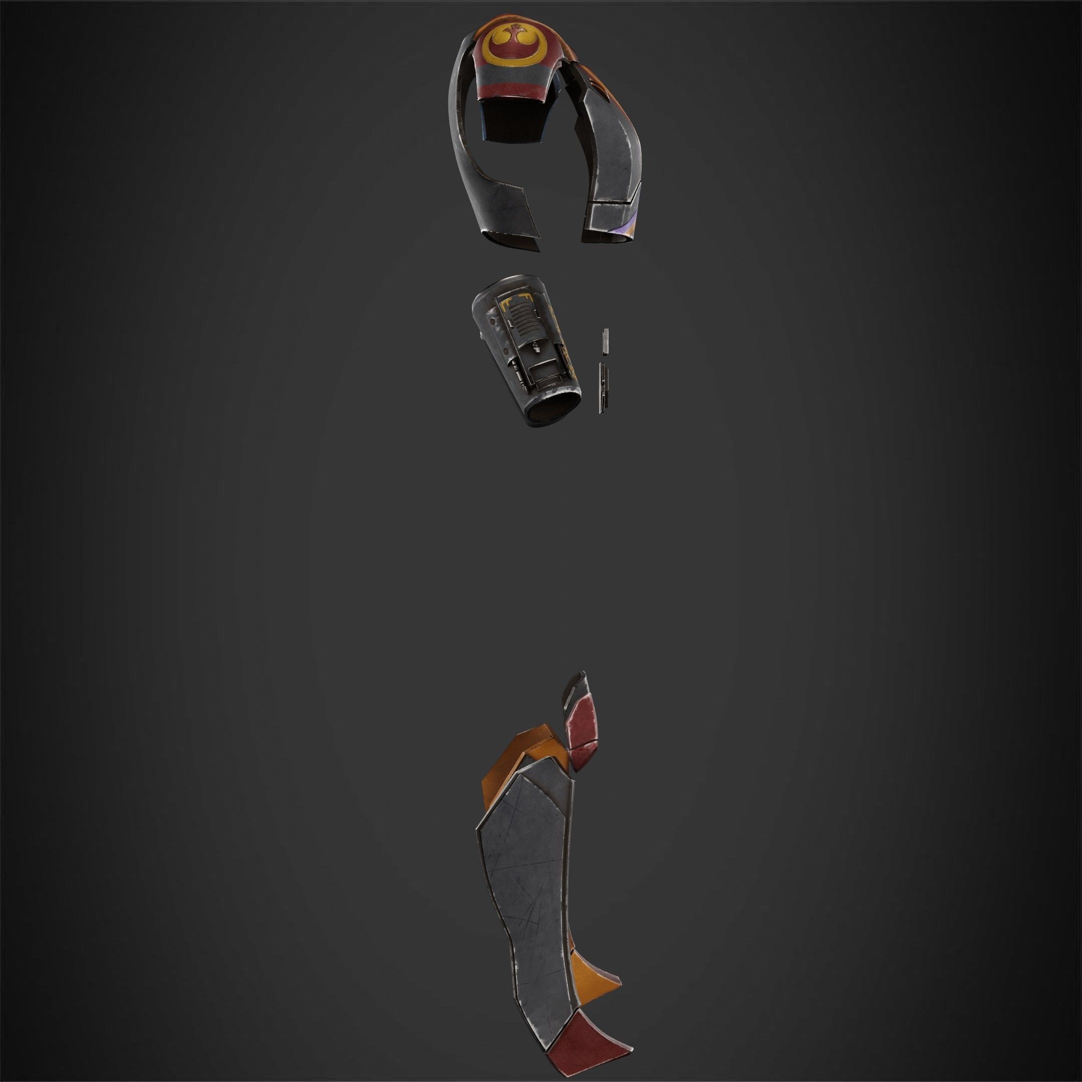 Sabine Wren Armor for Cosplay 3D print model_8