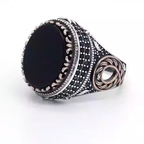 OTTOMAN Diamond Ring Jewellery for Women 3D print model