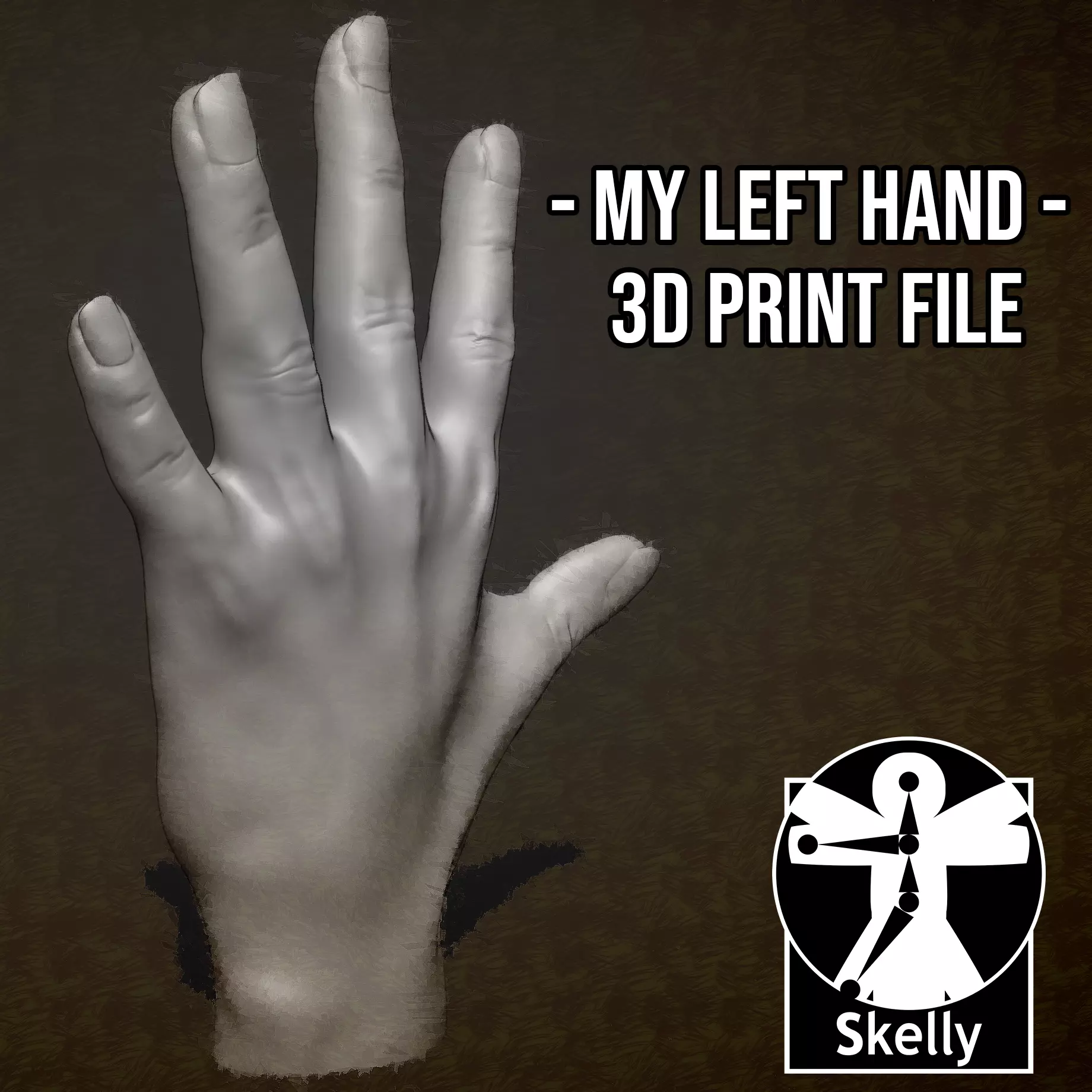 My Left Hand 3D print model