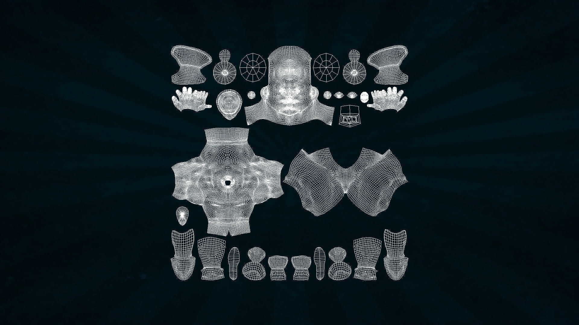 MBSN-001 Rigged M Bison 3D model_9