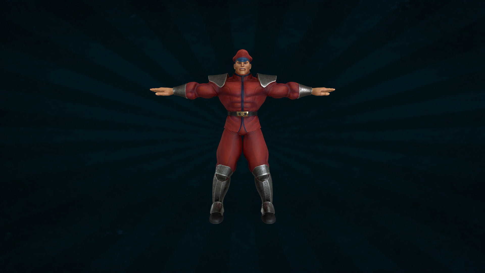 MBSN-001 Rigged M Bison 3D model_2