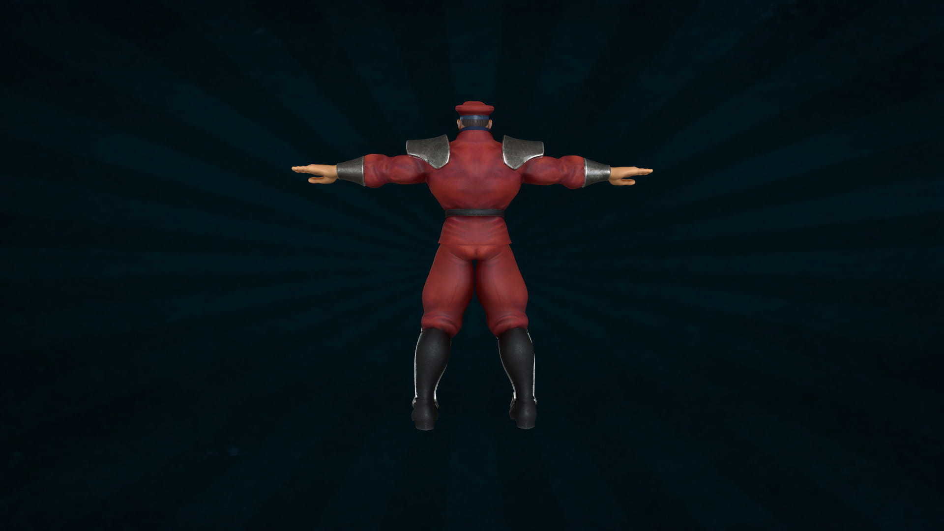 MBSN-001 Rigged M Bison 3D model_5