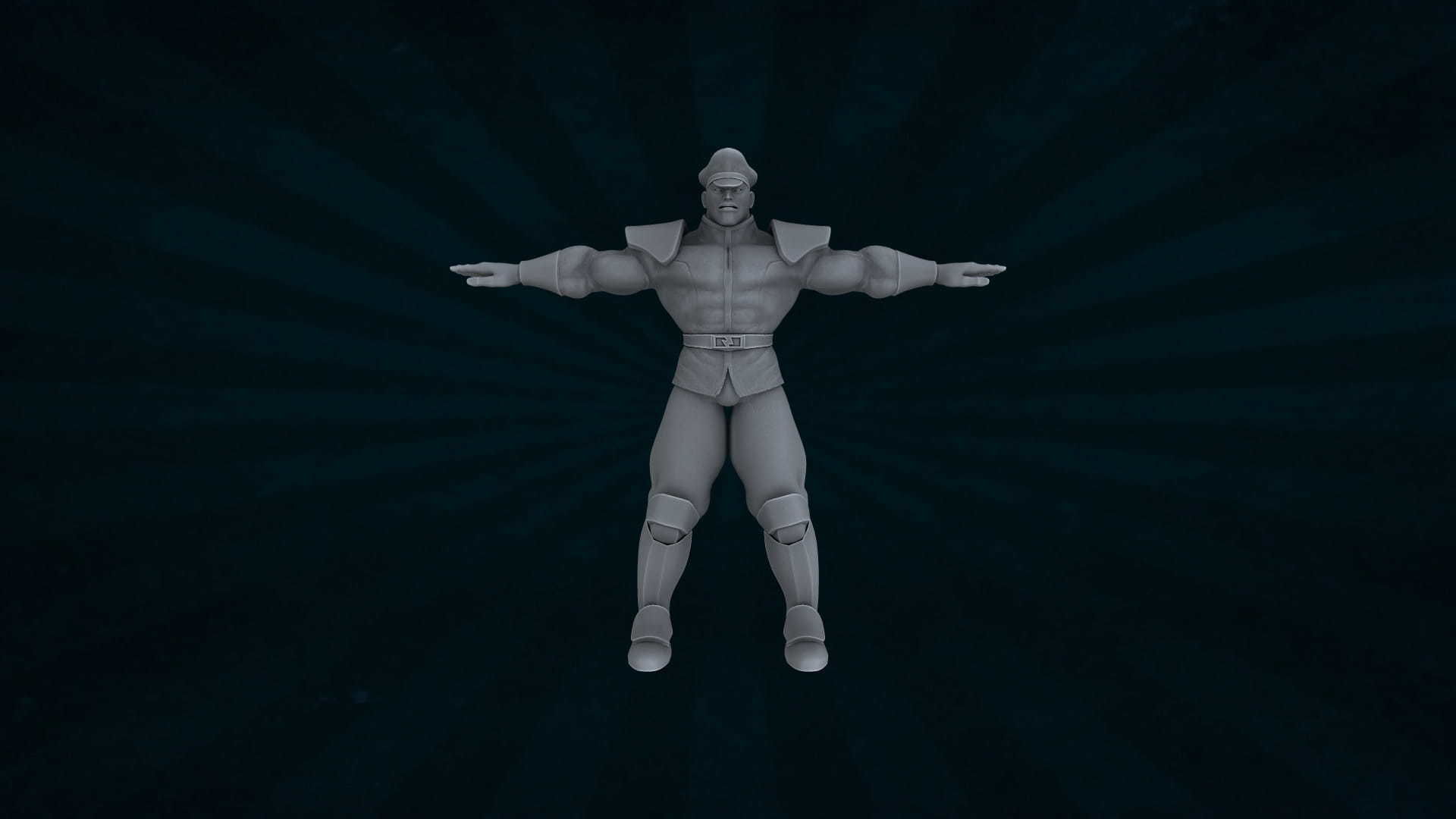 MBSN-001 Rigged M Bison 3D model_3