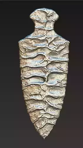 Ancient spear 3D print model