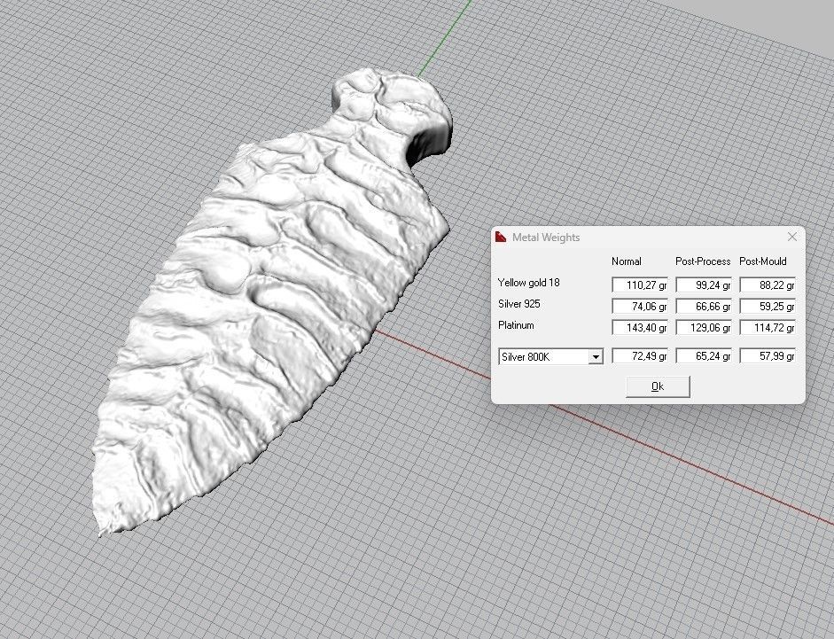 Ancient spear 3D print model_7