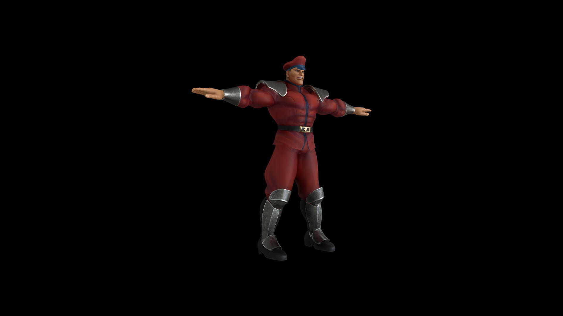 MBIS-001 Rigged M Bison 3D model_6