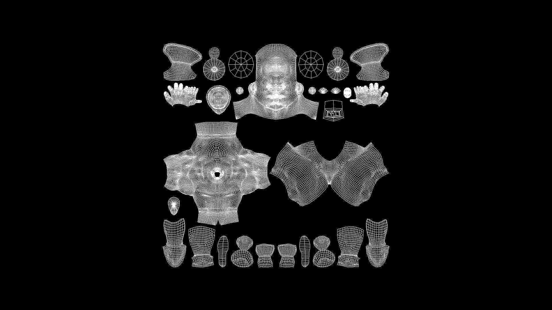 MBIS-001 Rigged M Bison 3D model_9