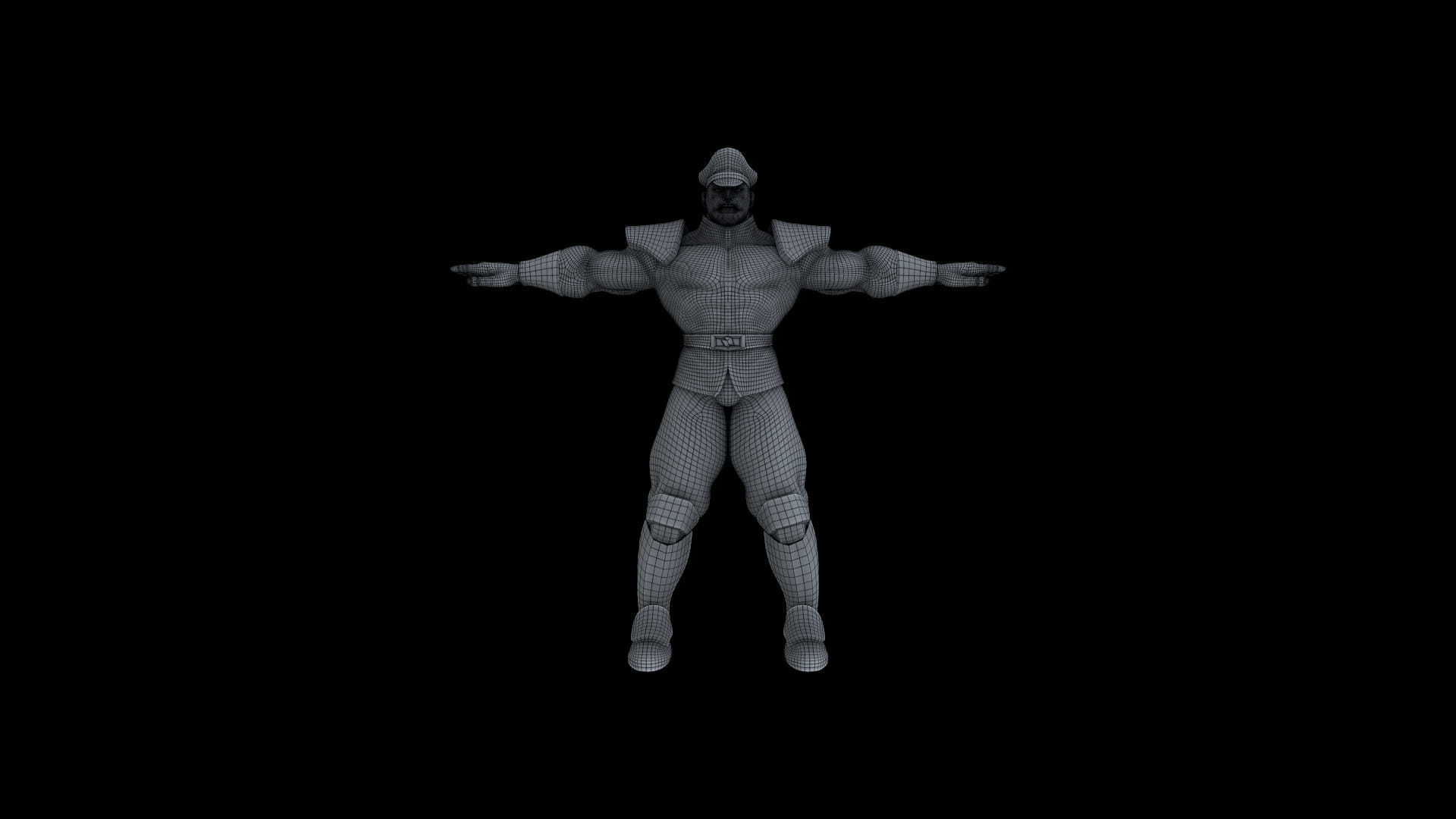 MBIS-001 Rigged M Bison 3D model_4