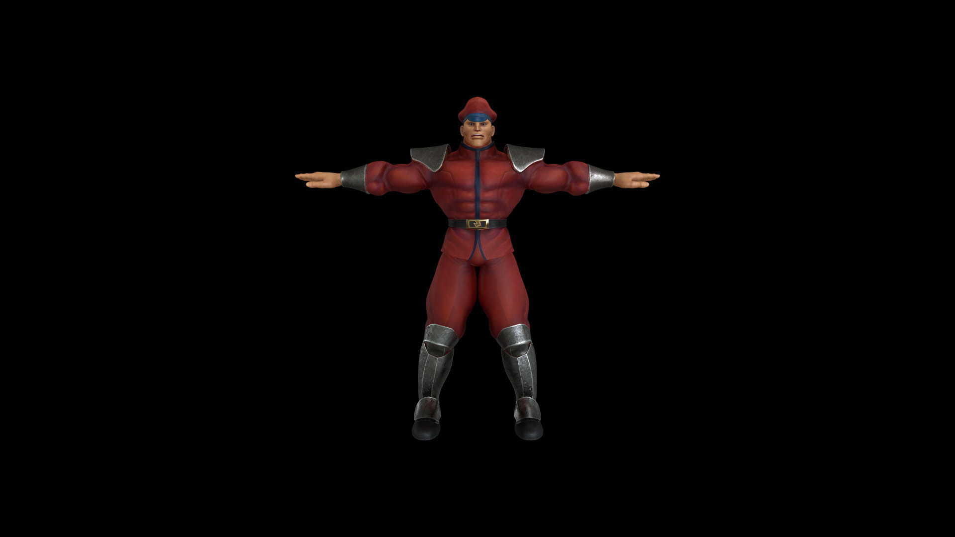 MBIS-001 Rigged M Bison 3D model_2