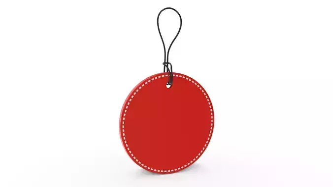 Red Tag V1 Low-poly 3D model