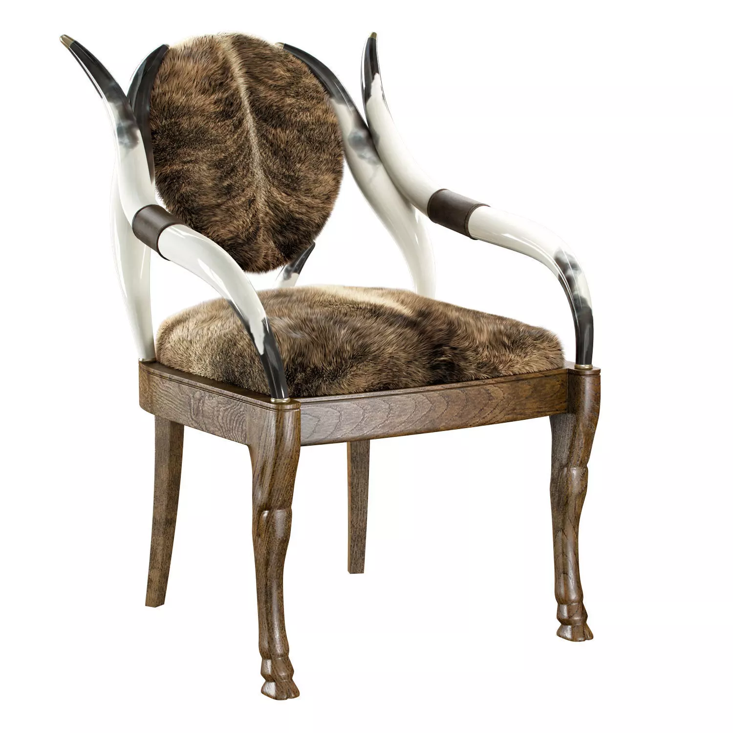 Longhorn Armchair 3D model
