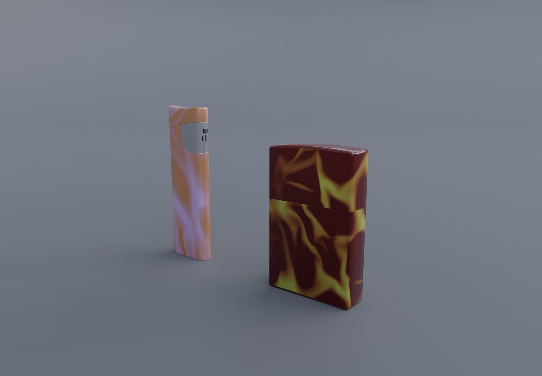 Realistic Lighter Pack Awesome Lighters Free low-poly 3D model_28