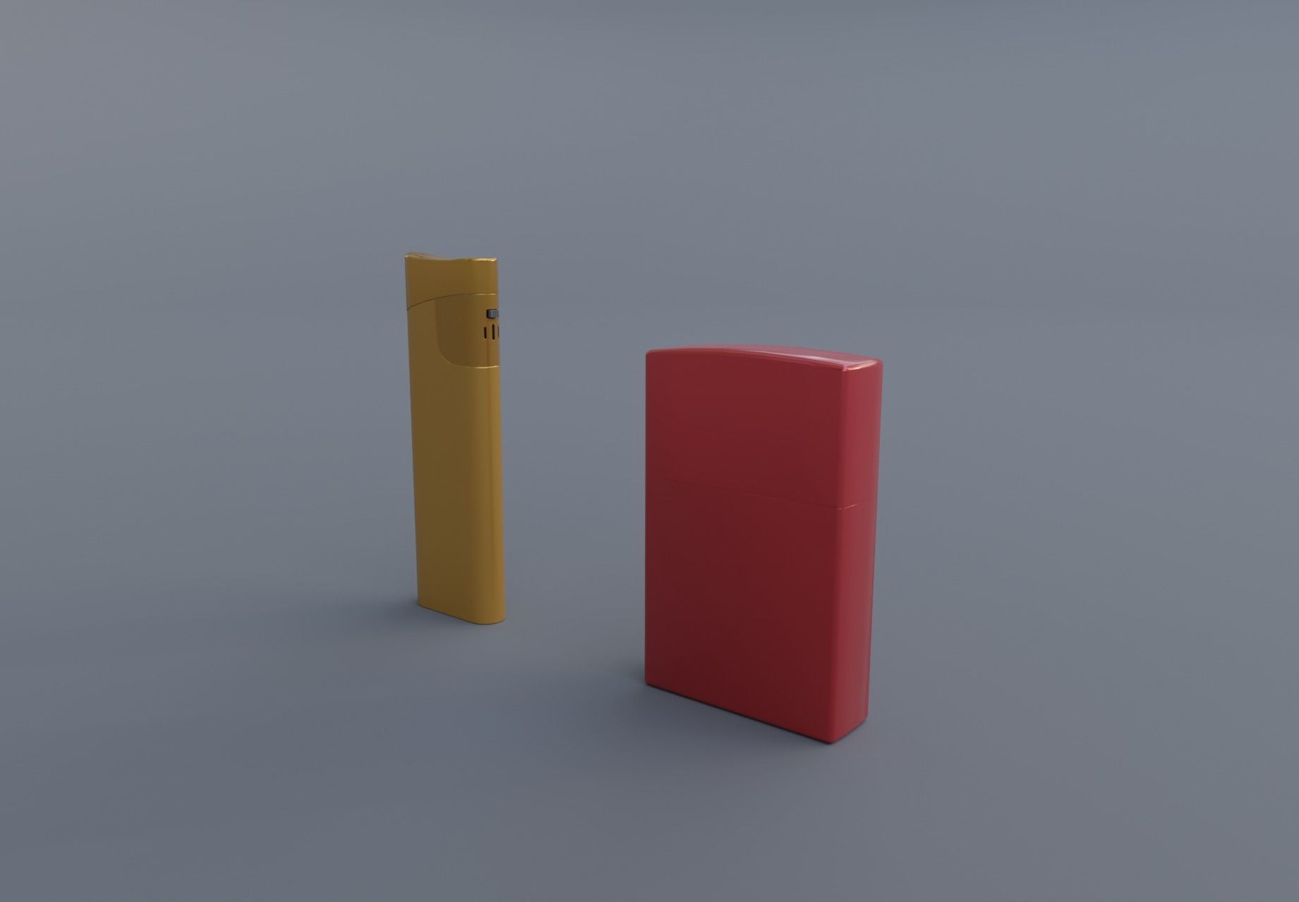 Realistic Lighter Pack Awesome Lighters Free low-poly 3D model_24