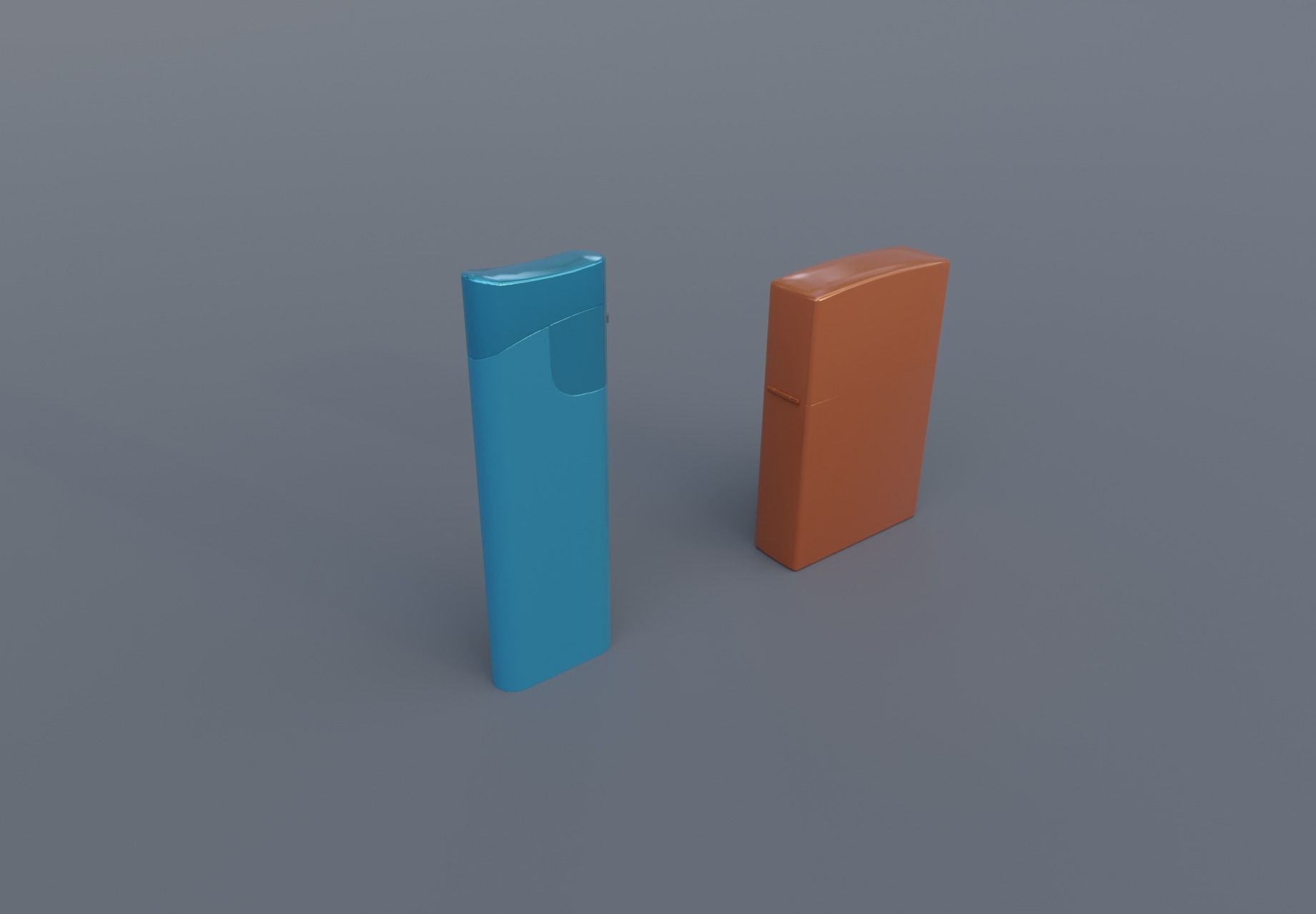 Realistic Lighter Pack Awesome Lighters Free low-poly 3D model_9