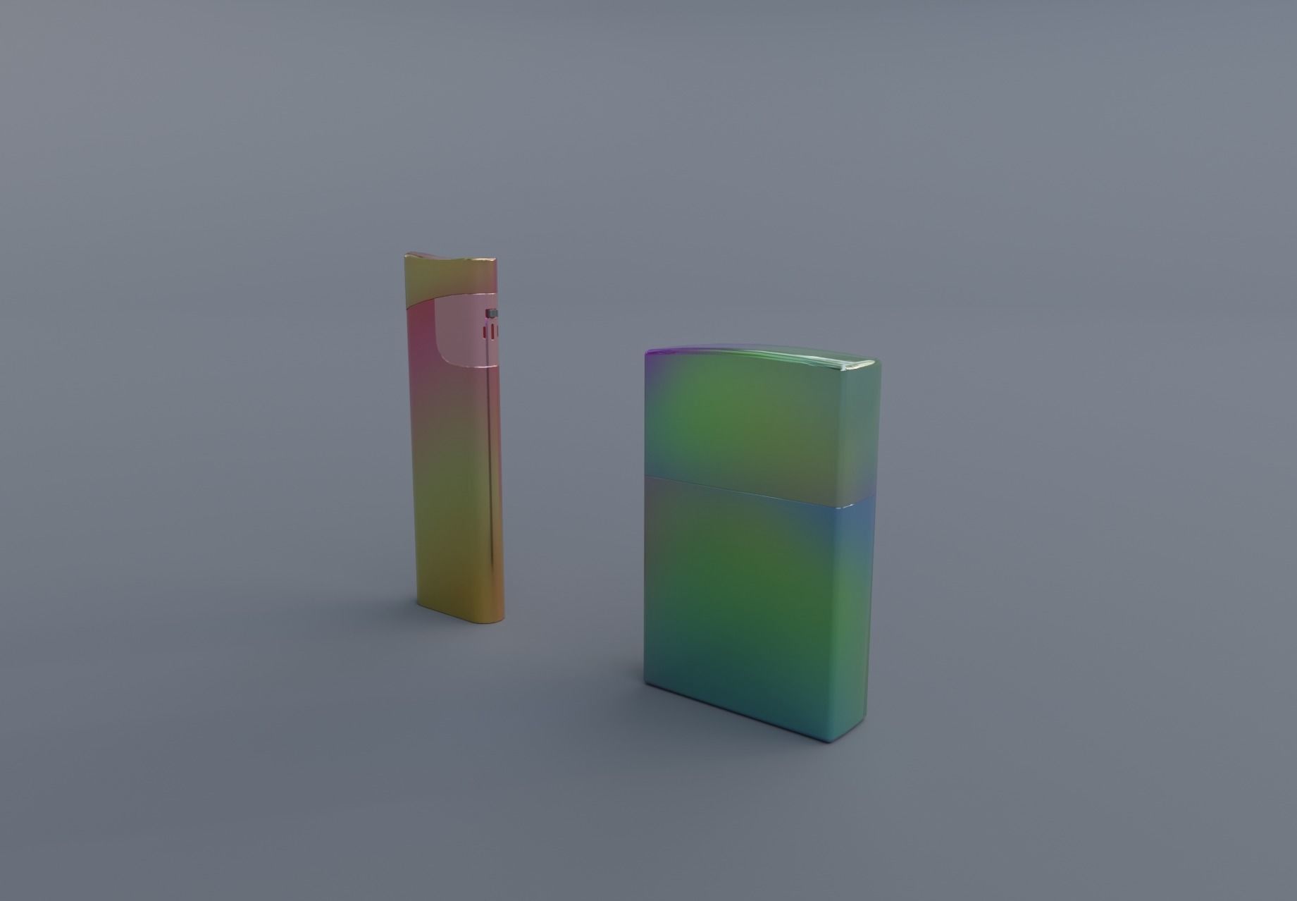 Realistic Lighter Pack Awesome Lighters Free low-poly 3D model_32