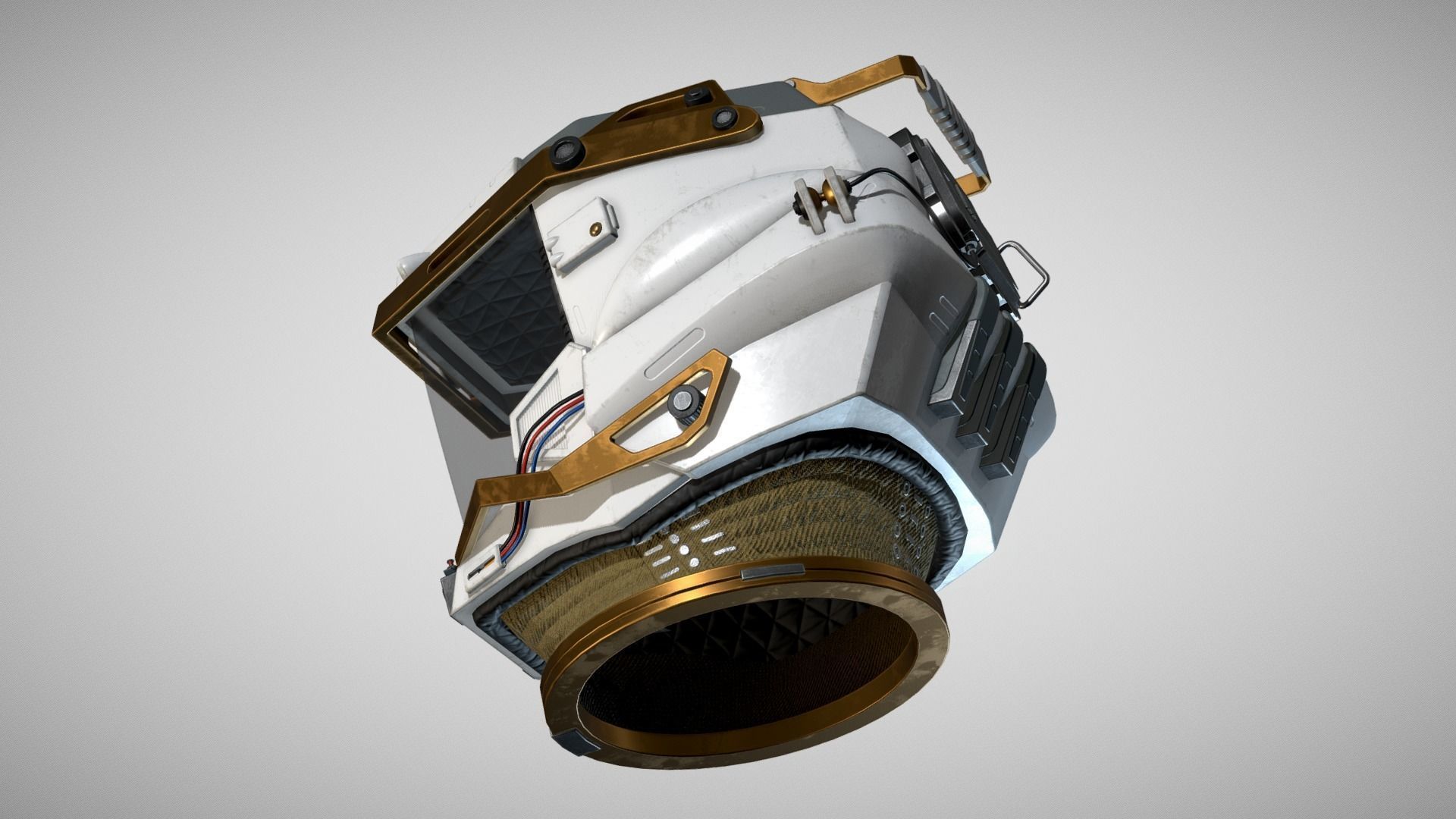 STARFIELD EXPLORER SPACE HELMET Low-poly 3D model_11