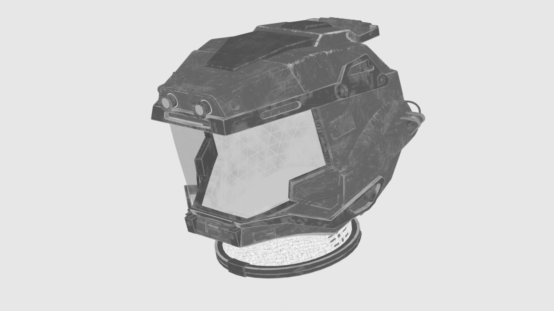 STARFIELD EXPLORER SPACE HELMET Low-poly 3D model_15