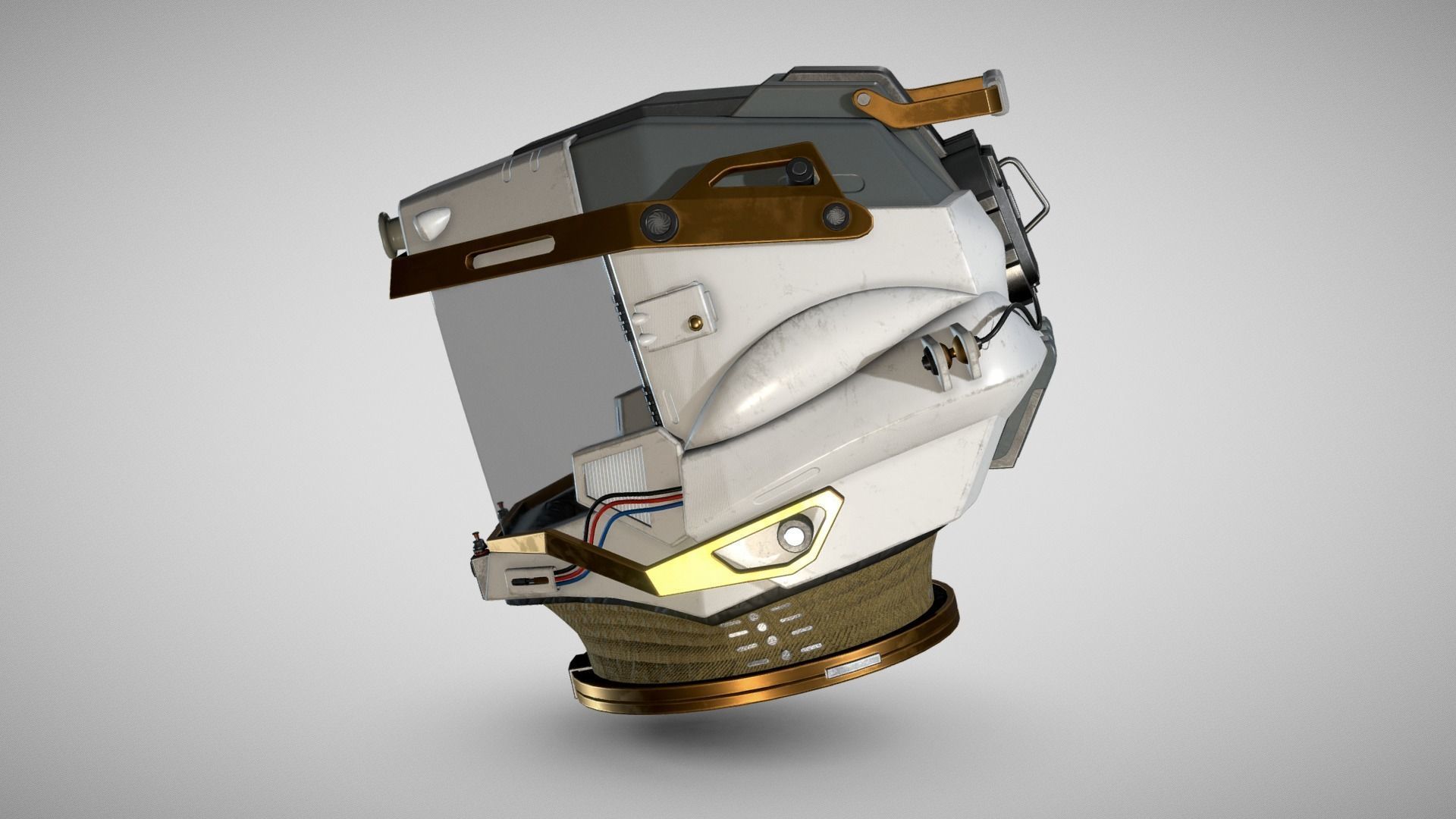 STARFIELD EXPLORER SPACE HELMET Low-poly 3D model_8