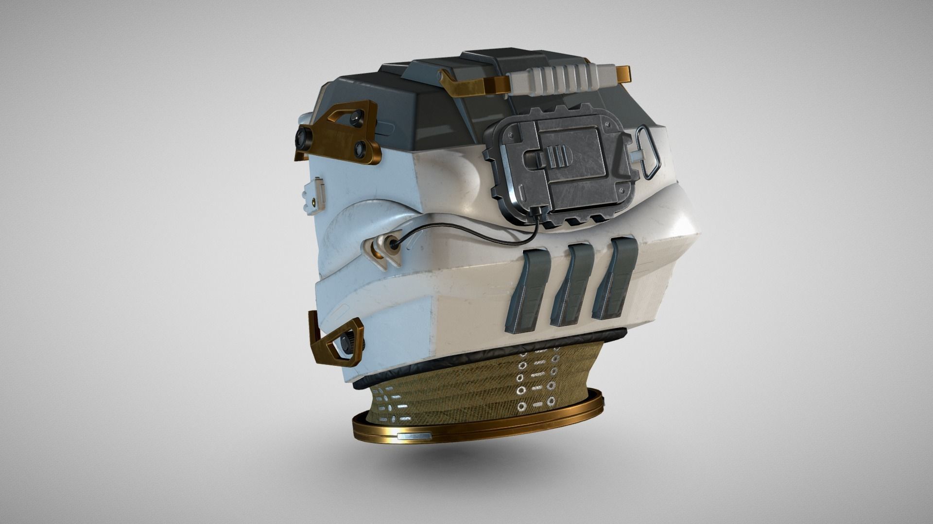 STARFIELD EXPLORER SPACE HELMET Low-poly 3D model_7