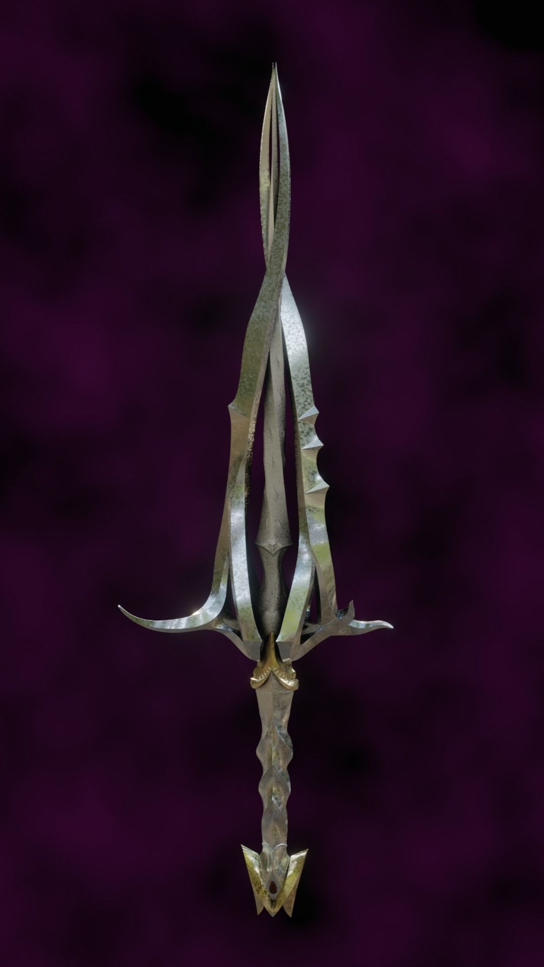Fantasy Rhapsody Dagger Baldurs Gate 3 3D model 3D printable CGTrader