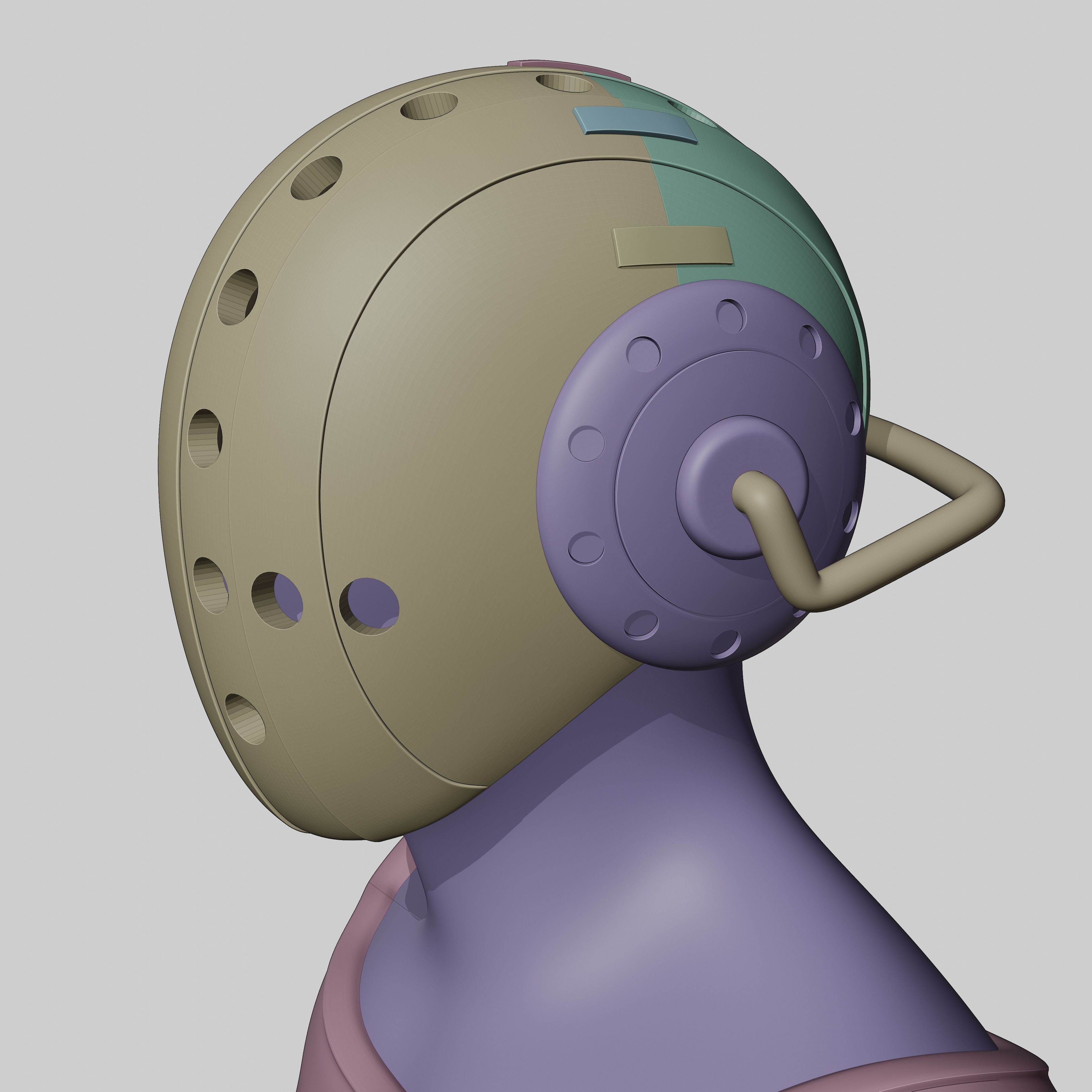 one piece killer helmet 3d print 3D print model_11