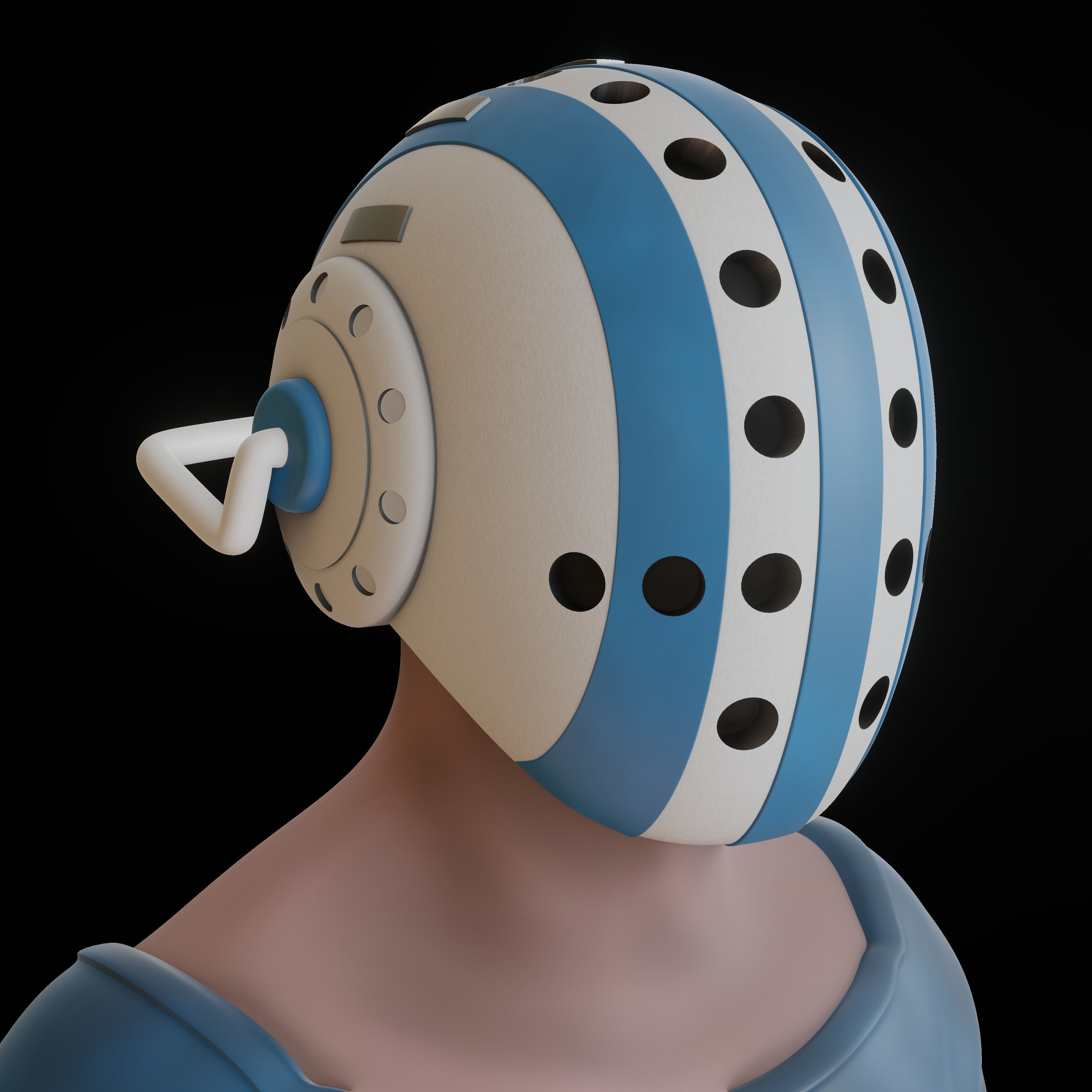 one piece killer helmet 3d print 3D print model_15
