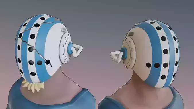 one piece killer helmet 3d print 3D print model