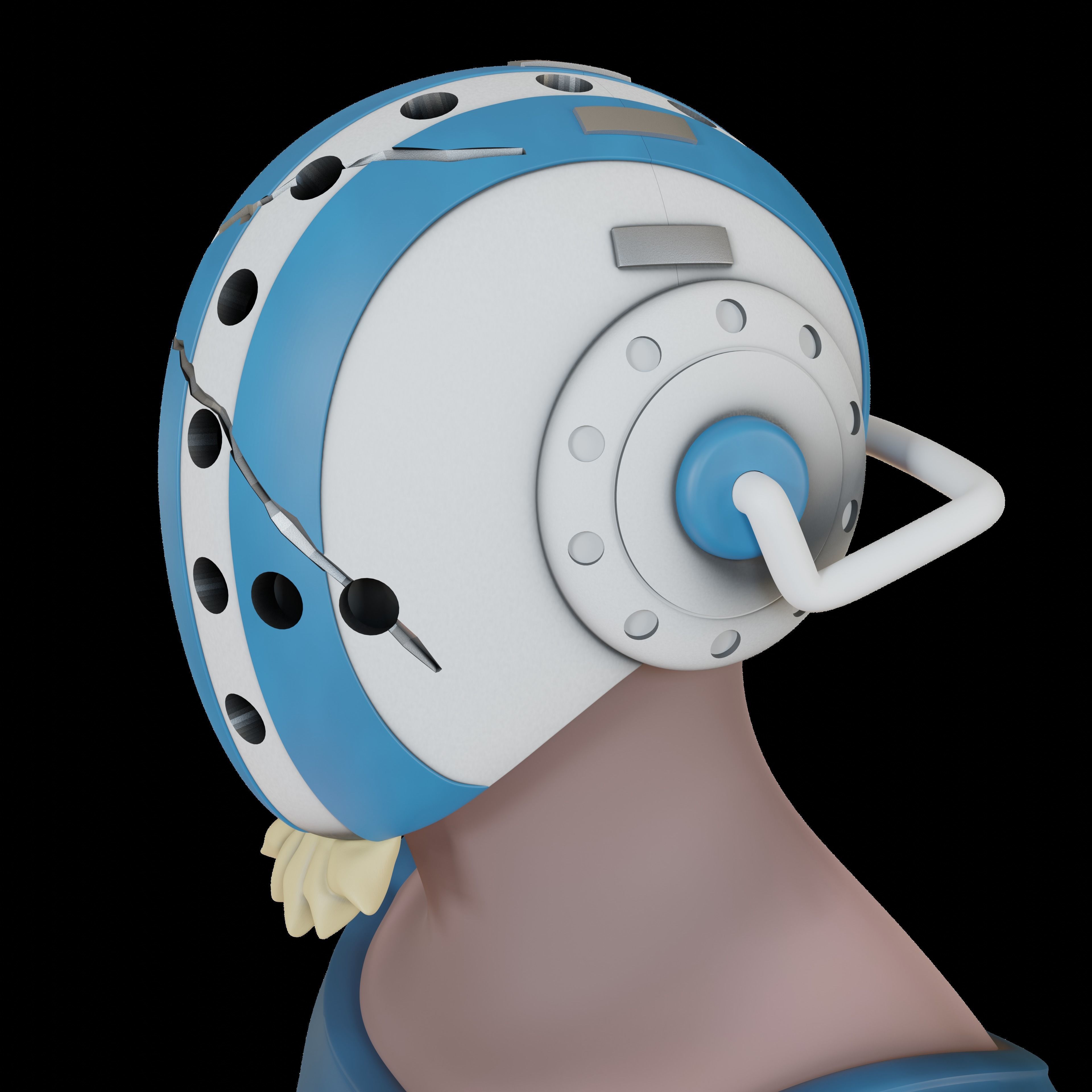 one piece killer helmet 3d print 3D print model_6