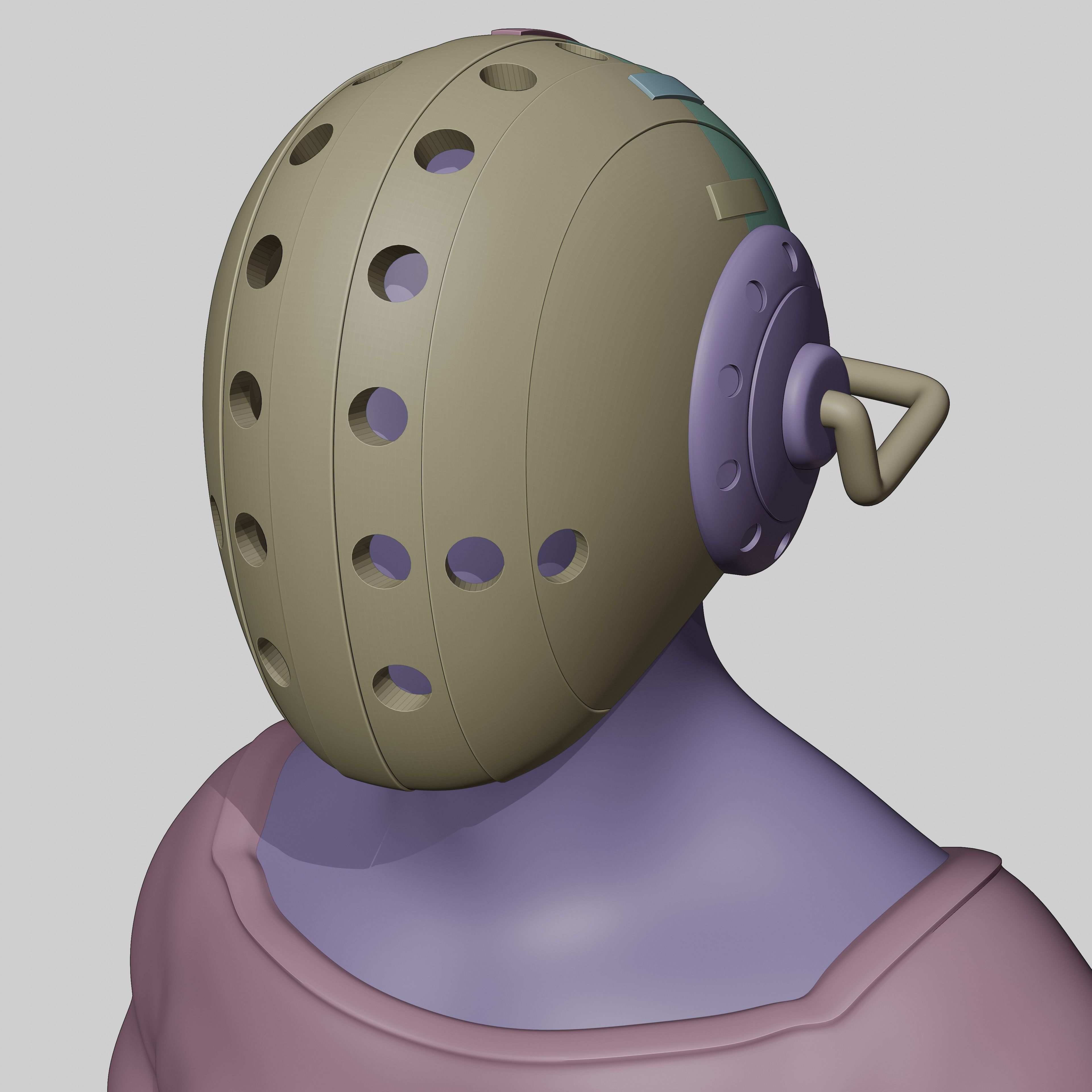 one piece killer helmet 3d print 3D print model_8