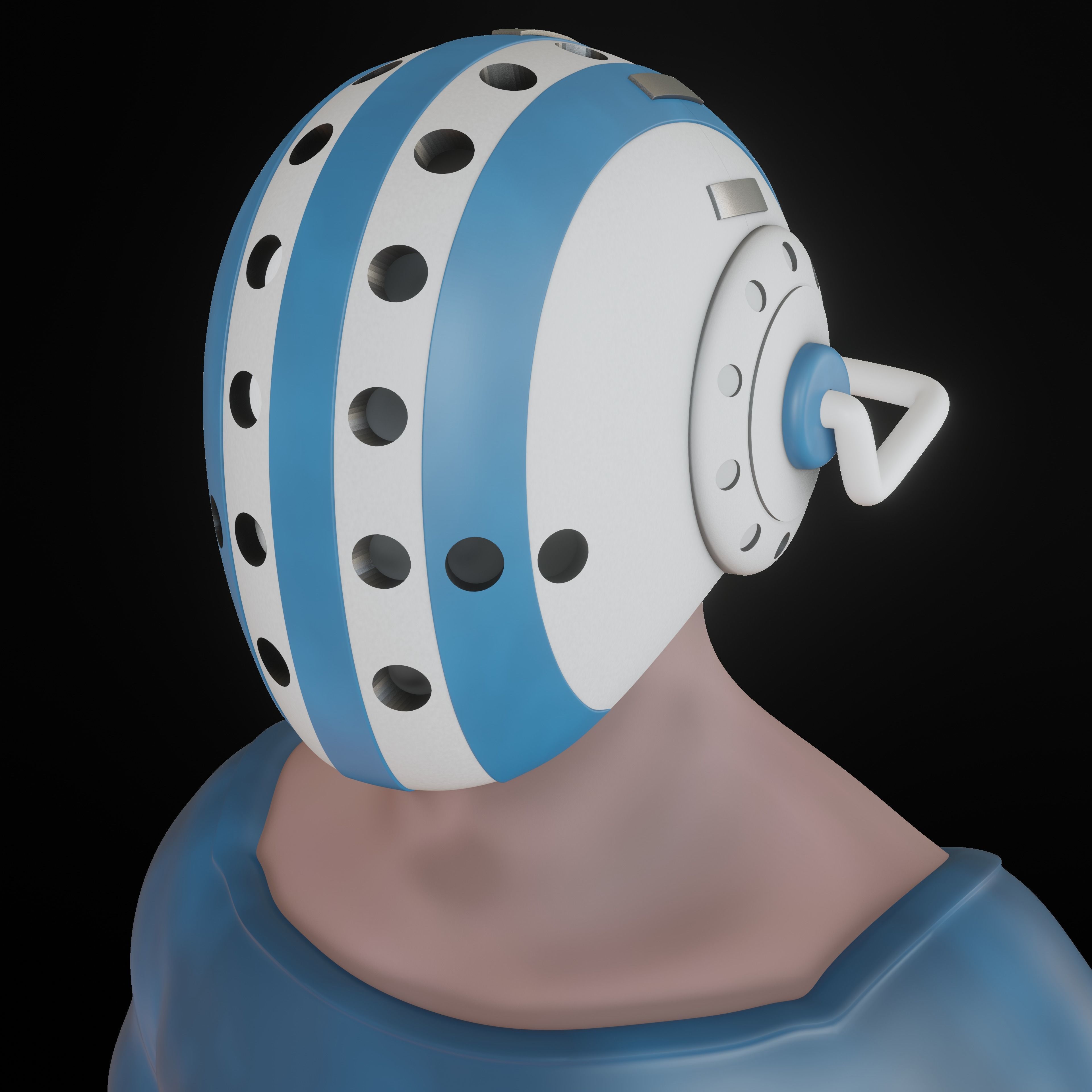 one piece killer helmet 3d print 3D print model_13