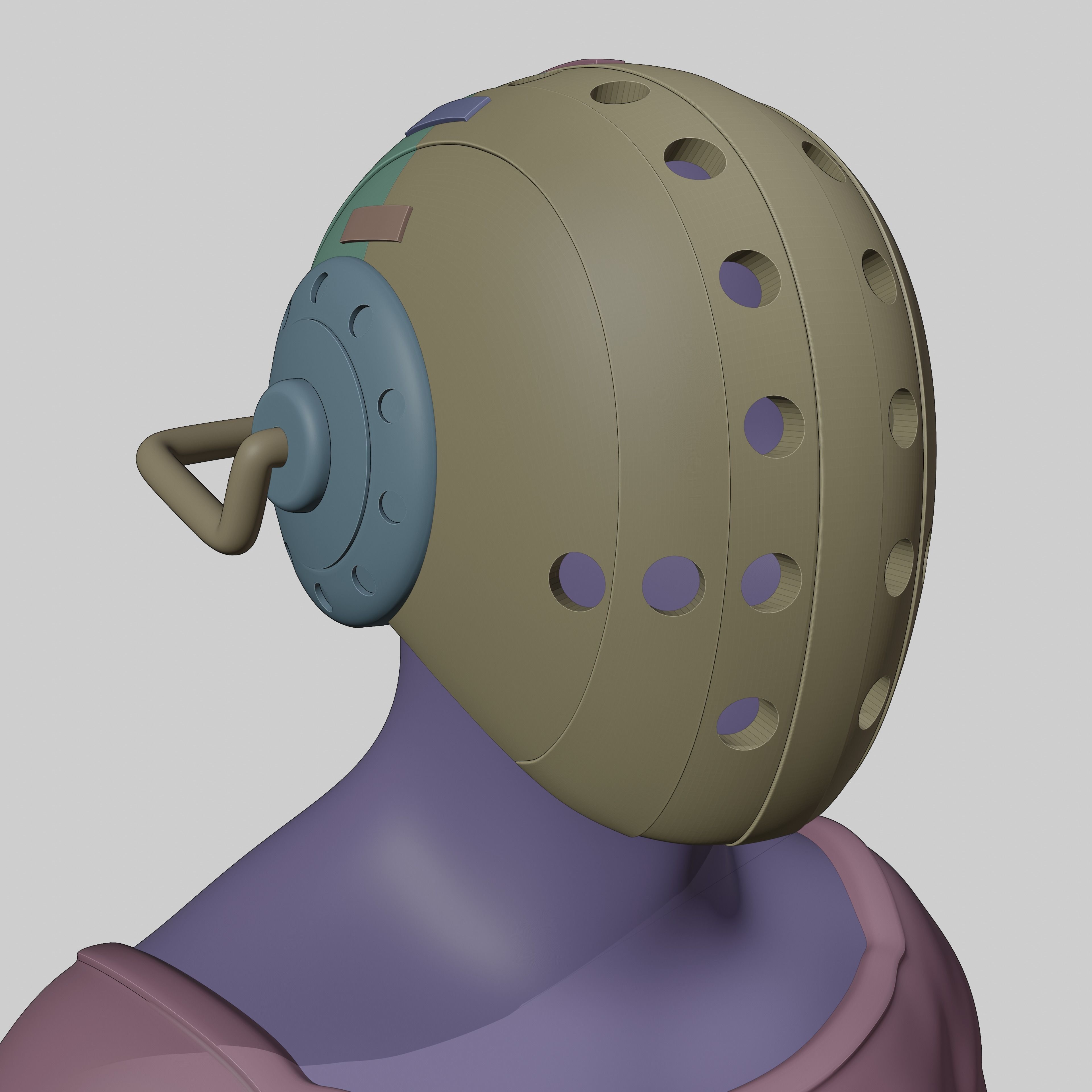 one piece killer helmet 3d print 3D print model_10