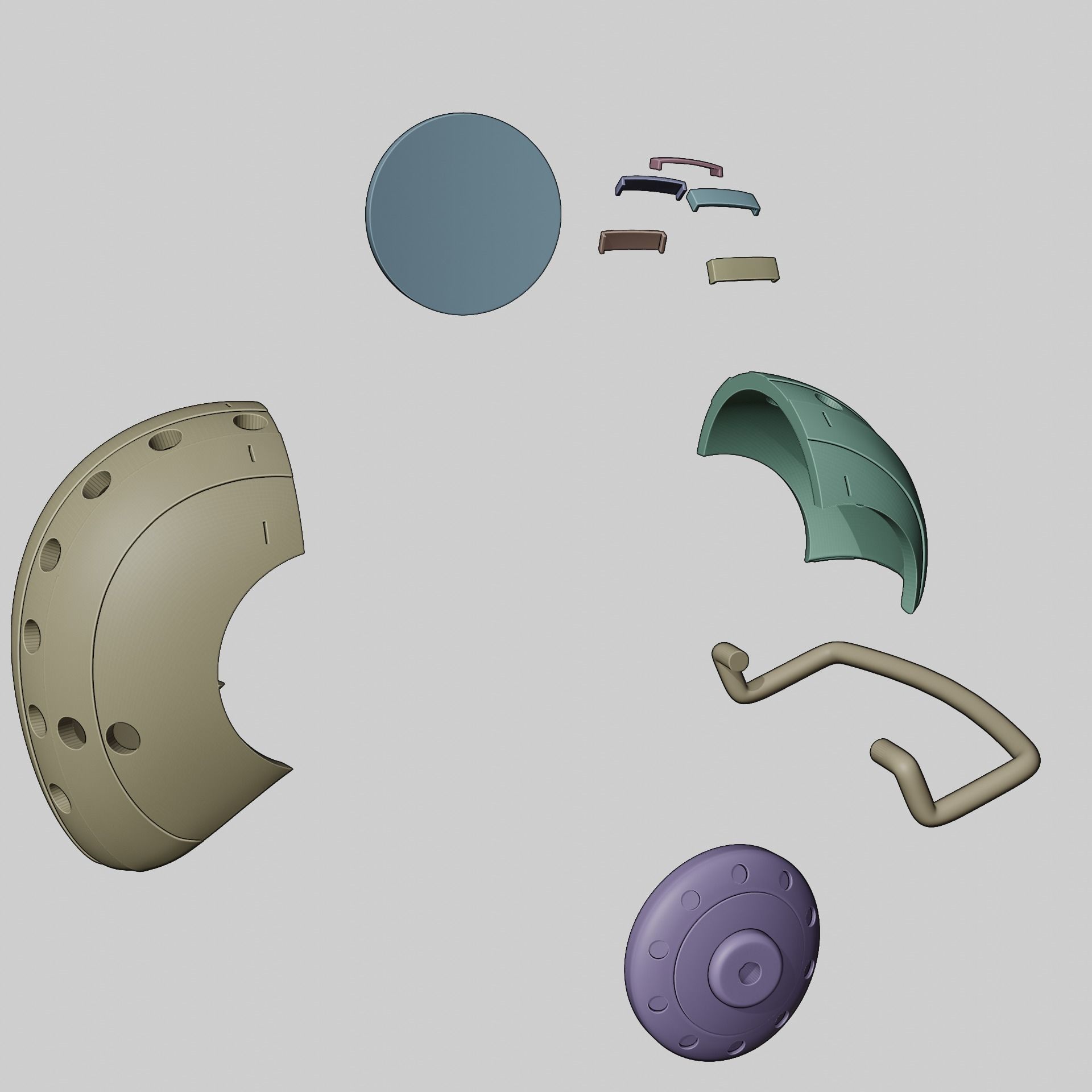 one piece killer helmet 3d print 3D print model_2