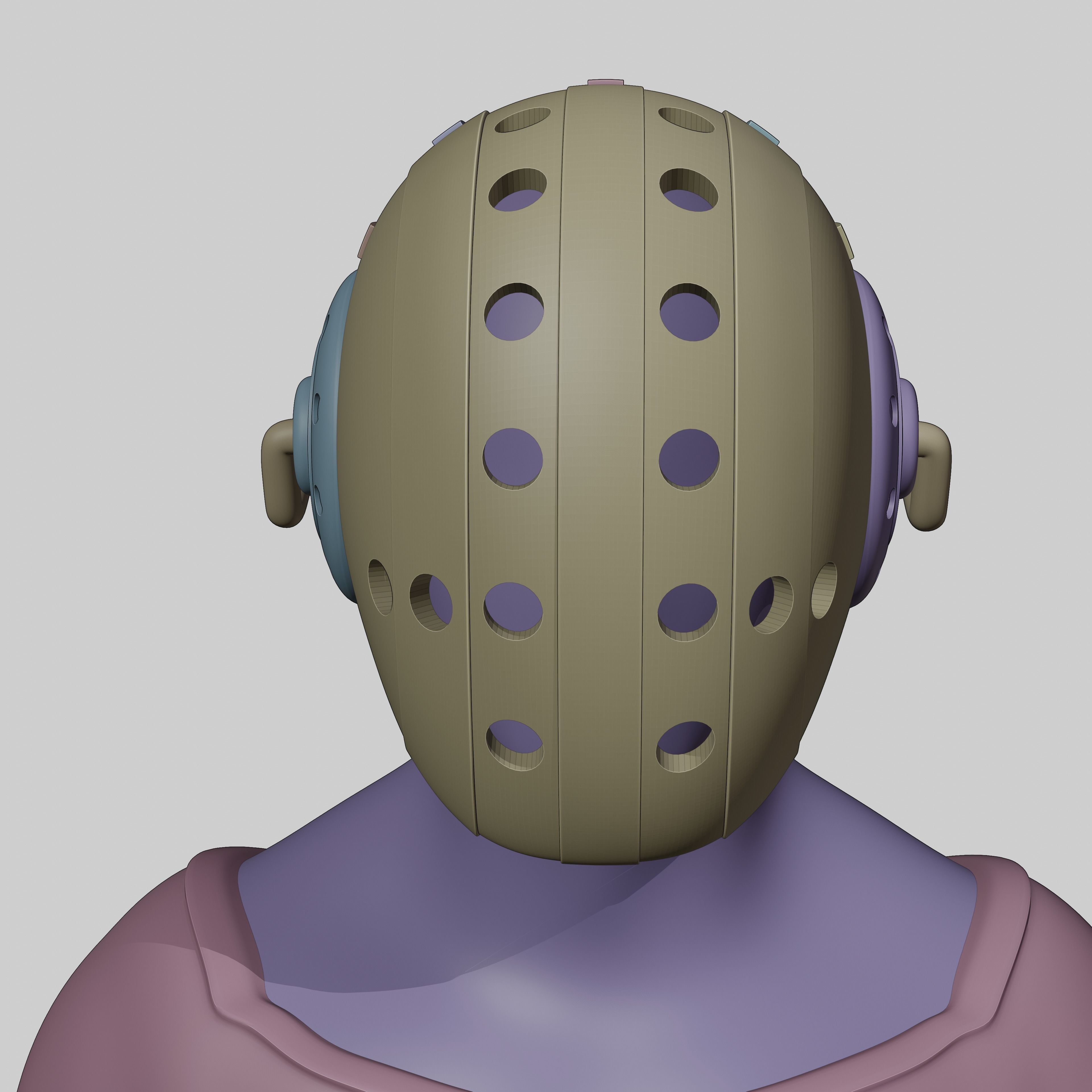 one piece killer helmet 3d print 3D print model_9