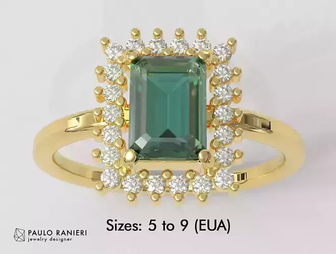 Emerald Gemstone Ring