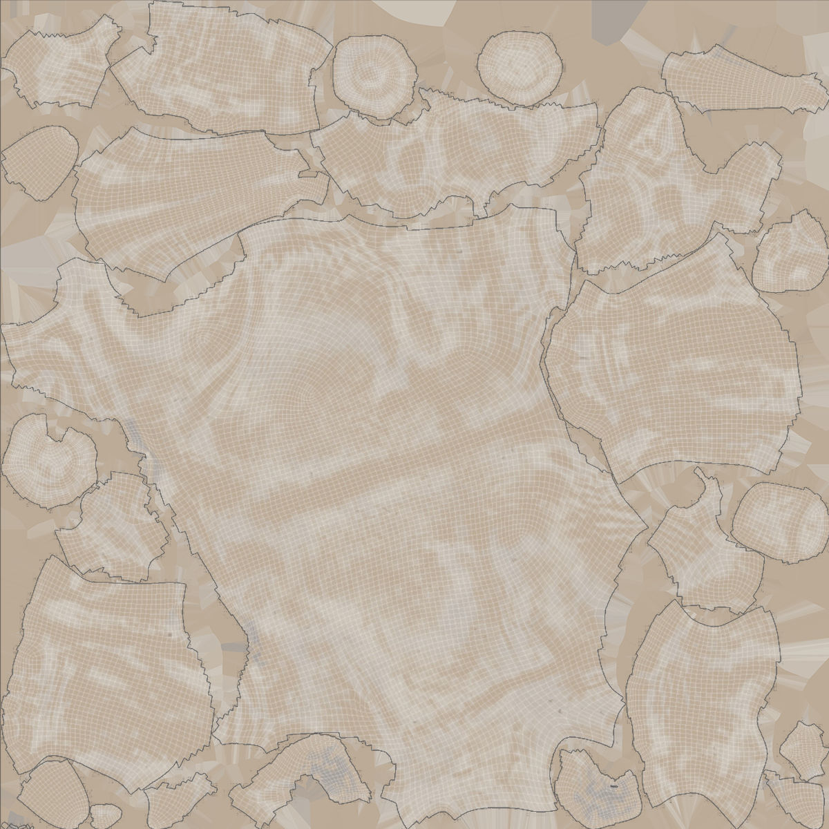 Elephant Porcelain figurine Low-poly 3D model_8