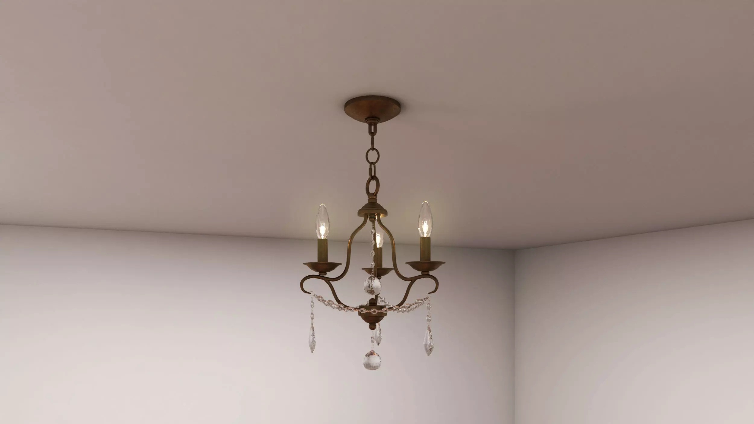 Classic chandelier 3D model