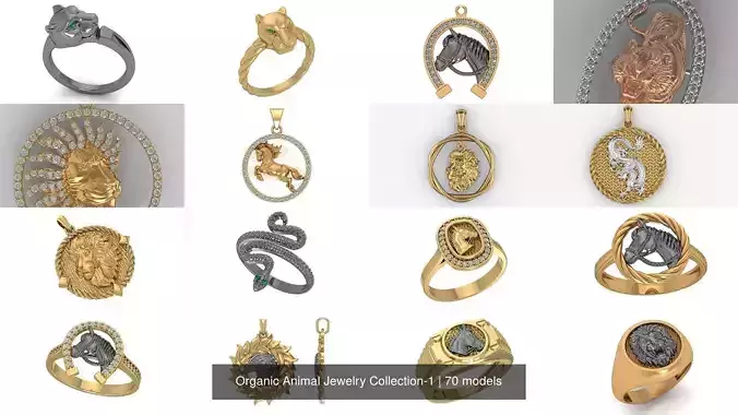 Organic Animal Jewelry Collection-1 