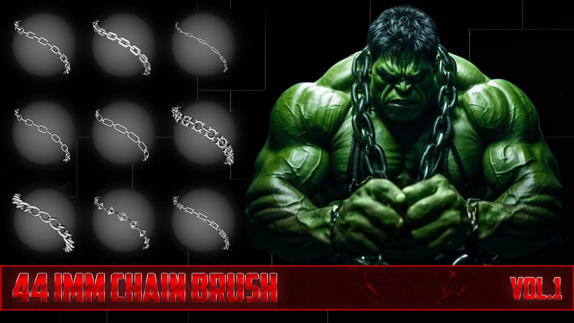 44 iMM Chain VOL 1 Low-poly 3D model_0